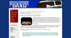 Desktop Screenshot of bellevuecommunityband.org